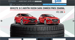 Desktop Screenshot of algon.mazdadealer.cz