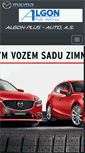 Mobile Screenshot of algon.mazdadealer.cz