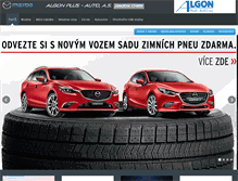 Tablet Screenshot of algon.mazdadealer.cz